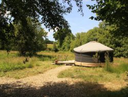 Unusual stay in a yurt in the Finistere, France.