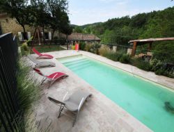 Large holiday home with pool in the Drome, France.