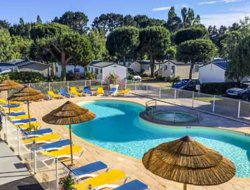 campsite mobilhome in south Brittany, france near Saint Pierre Quiberon