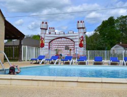 campsite with swimming pool in Dordogne. near Saint Chamassy