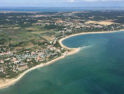 campsite on the Oleron island, Poitou Charentes. near Saint Trojan les Bains