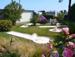 campsite mobilhome in the Cotentin, Normandy. near Reville