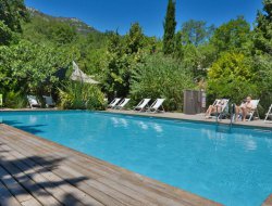 campsite near Nice in the south of France. near Tourrettes sur Loup