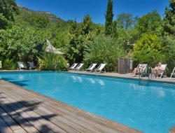 campsite near Nice in the south of France. near Villeneuve Loubet