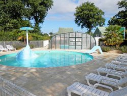 Toutainville mobilhomes avec piscine chauffée en Normandie  