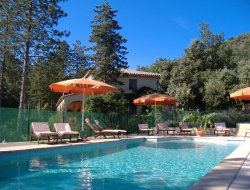Unusual B&B with heated pool in the Gard. near Saint Florent sur Auzonnet