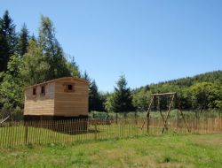 Unusual holiday in a gypsy caravan in Auvergne. near Chatel Montagne