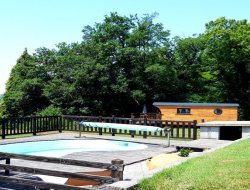 Gypsy caravan in the Tarn, Occitanie. near Pradelles Cabards