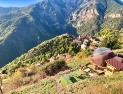 Unusual holiday accommodation in the Mercantour national park near Roquebillire