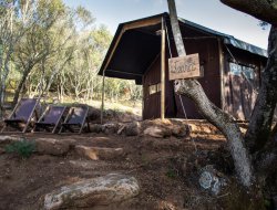 Unusual holiday accommodations in Corsica. near Olmeto