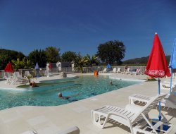 Holiday rental on 3 star campsite in Dordogne, Aqutaine near Les Farges