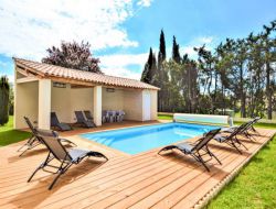 Holiday rental 10 people near Saint Andre d Olerargues