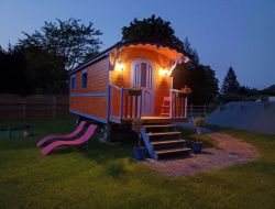Gypsy cravan Pontorson near Pontorson