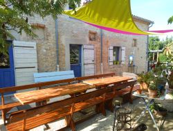 Holiday cottage for a group in Ardeche, Rhone Alps near Saint Andeol de Berg