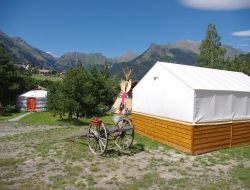 Unusual holidays in Yurts and Tipis. near Valmeinier 1800